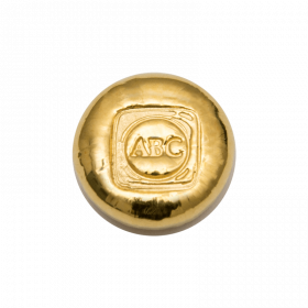 1/2<sub>oz</sub> ABC Gold Cast Bar