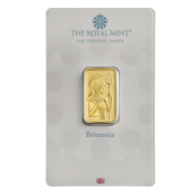 10<sub>g</sub> Royal Mint Britannia Gold Minted Bar