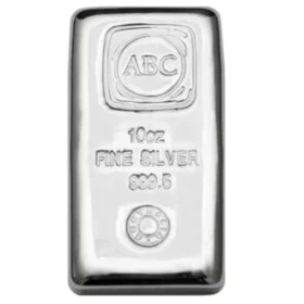 10<sub>oz</sub> ABC Silver Cast Bar