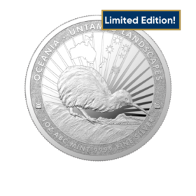 1<sub>oz</sub> ABC Untamed Landscapes The Kiwi Silver Coin