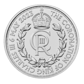 1<sub>oz</sub> Royal Mint Coronation of King Charles III Silver Coin