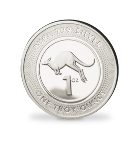 1<sub>oz</sub> Melbourne Mint Kangaroo Silver Coin
