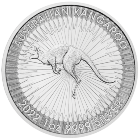 1<sub>oz</sub> Perth Mint Kangaroo Silver Coin