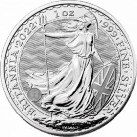 1<sub>oz</sub> Royal Mint Britannia Silver Coin