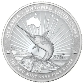 1<sub>oz</sub> ABC Untamed Landscapes The Sailfish Silver Coin