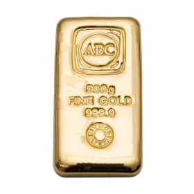 500<sub>g</sub> ABC Gold Cast Bar