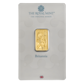 5<sub>g</sub> Royal Mint Britannia Gold Minted Bar