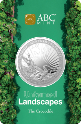 1<sub>oz</sub> ABC Untamed Landscapes The Crocodile Silver Coin (Blisterpack)