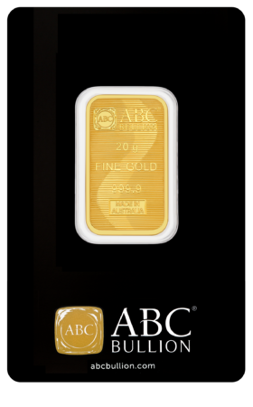 20<sub>g</sub> ABC Bullion Gold Minted Bar