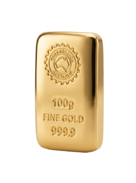 100<sub>g</sub> GBA Gold Cast Bar