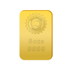 5<sub>oz</sub> GBA Gold Cast Bar