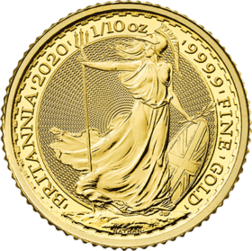 1/10<sub>oz</sub> Royal Mint Britannia Gold Coin