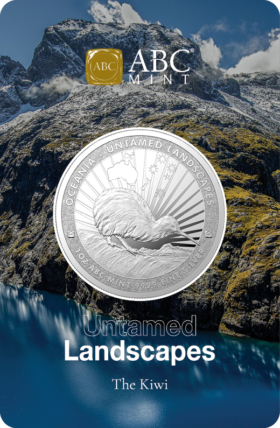 1<sub>oz</sub> ABC Untamed Landscapes The Kiwi Silver Coin (Blisterpack)
