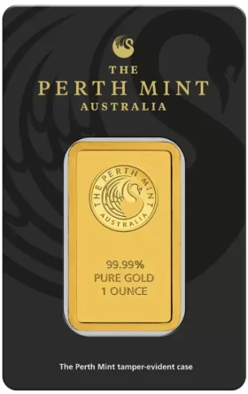 1<sub>oz</sub> Perth Mint Kangaroo Gold Minted Bar