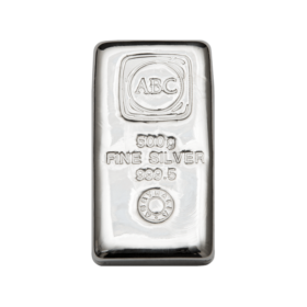 500<sub>g</sub> ABC Silver Cast Bar